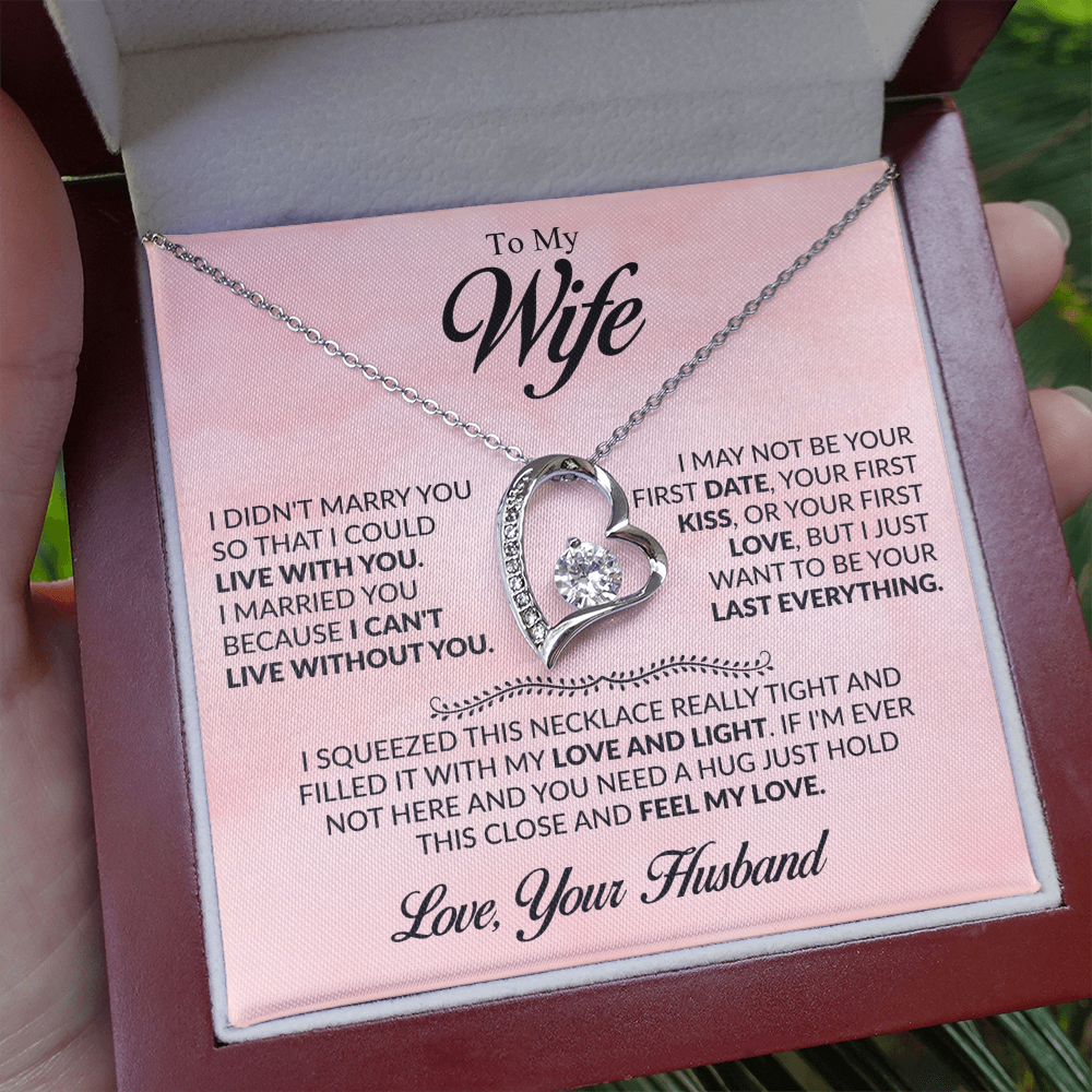 To My Wife – Hold This Necklace and Feel My Love