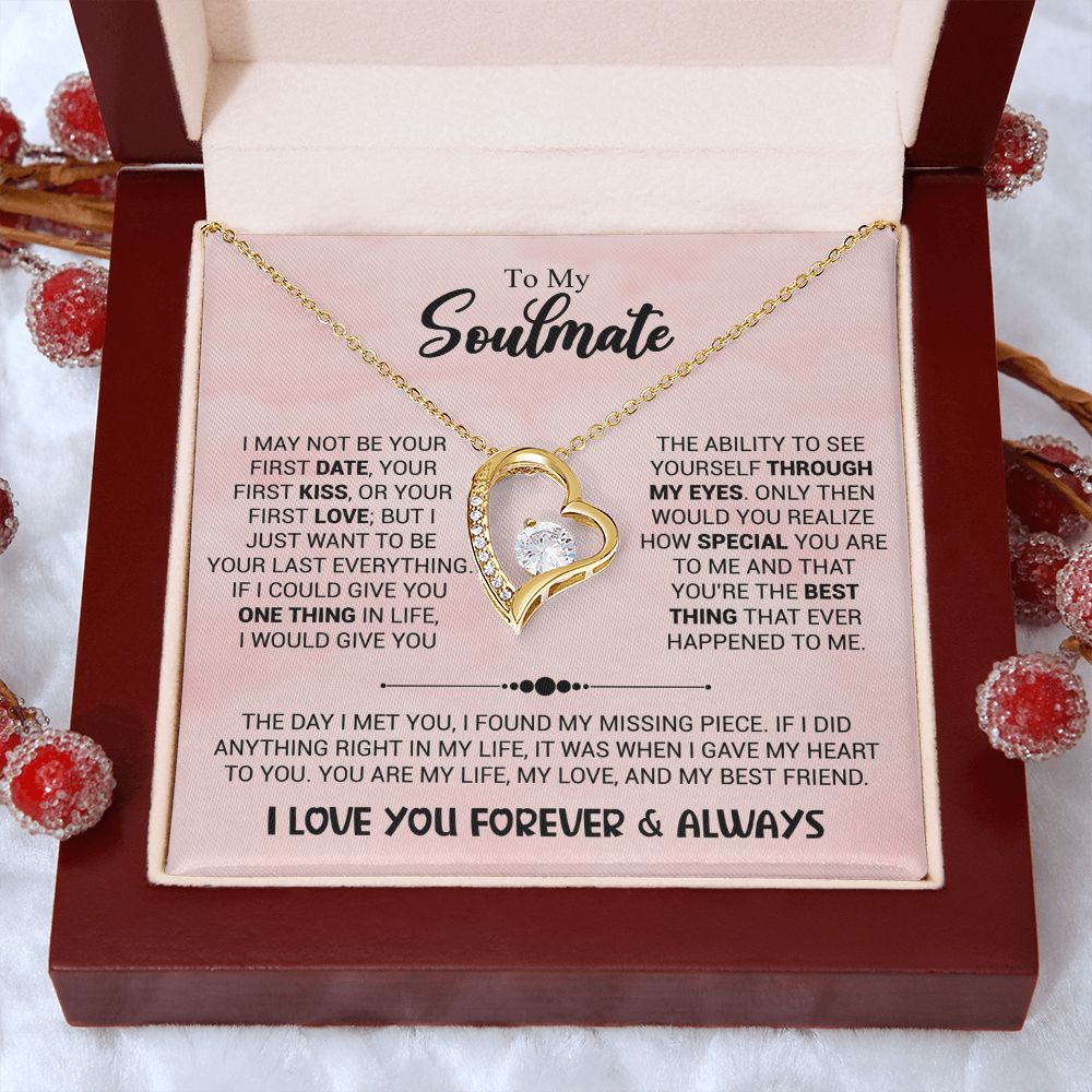 To My Soulmate – My Last Everything Love Necklace