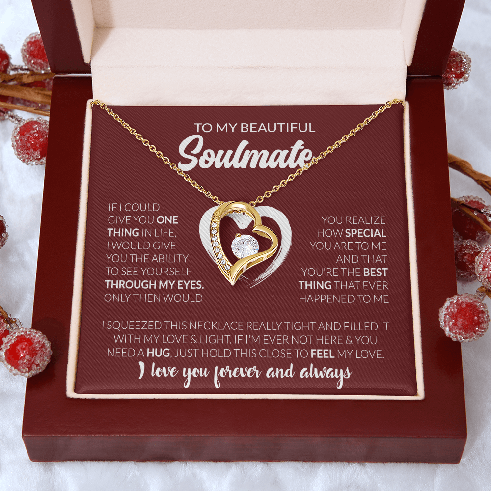 To My Soulmate – Feel My Love Forever Necklace