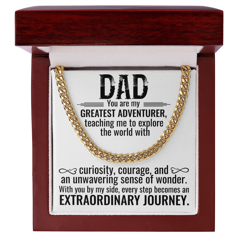 Greatest Adventurer Dad Necklace – An Extraordinary Journey