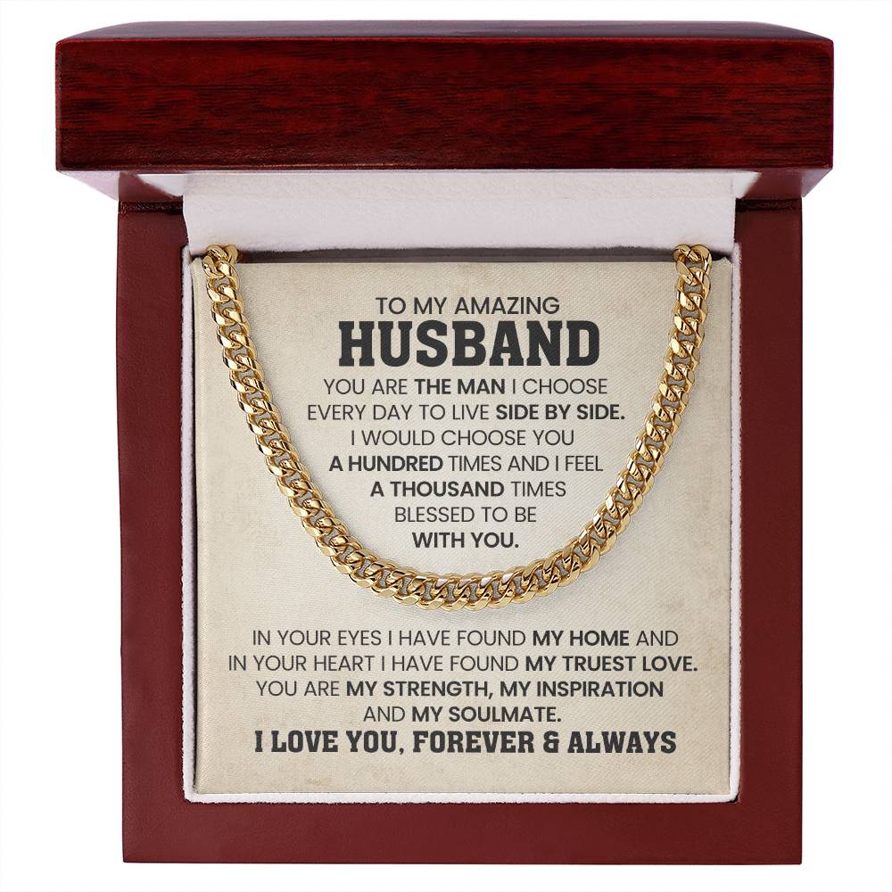 To My Husband Necklace – My Soulmate Forever & Always