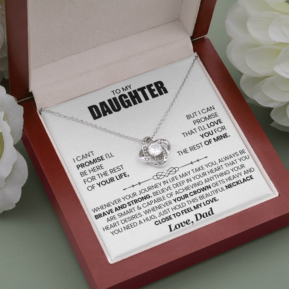 To My Daughter – Hold This Necklace and Feel My Love