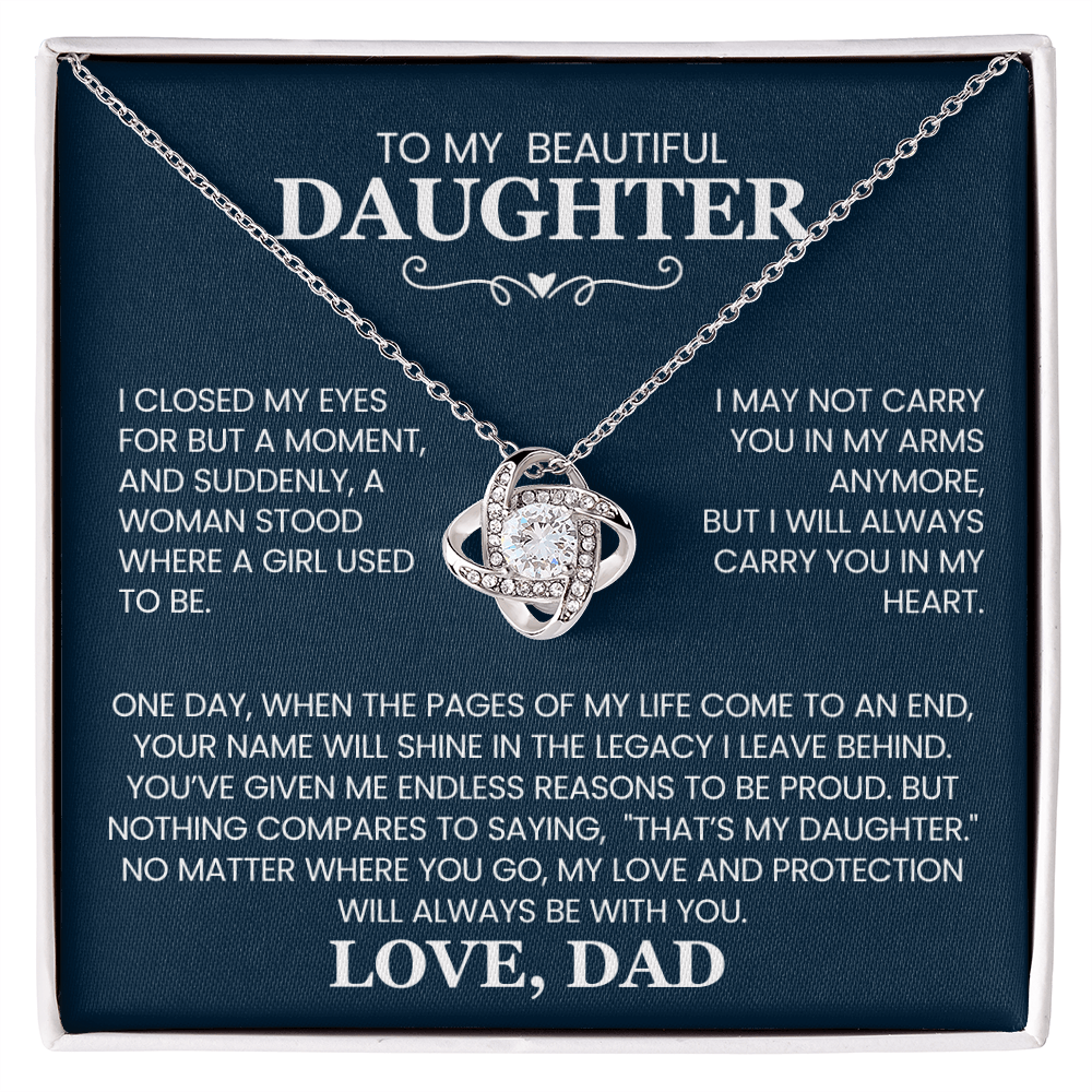 Gift-ready-Love-Knot-necklace-for-adult-daughter 