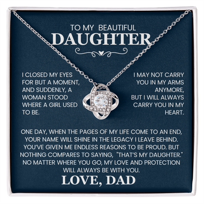 Gift-ready-Love-Knot-necklace-for-adult-daughter 