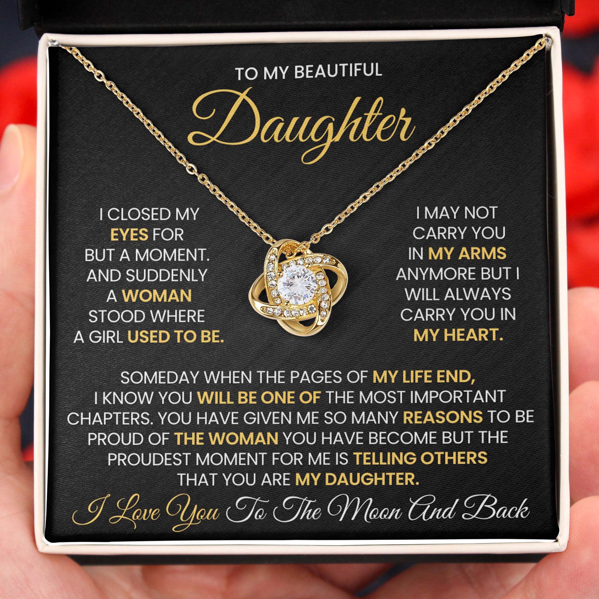 Love-Knot-necklace-for-daughter-celebrating-the-woman-she-became