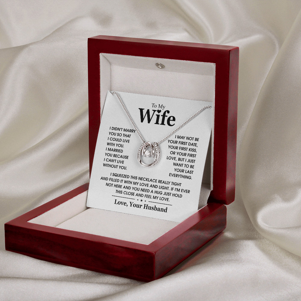Meaningful Wife Necklace for anniversary and Valentine's Day