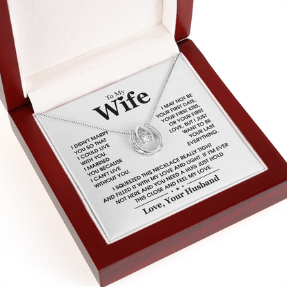 Romantic jewelry gift for wife from husband anniversary surprise