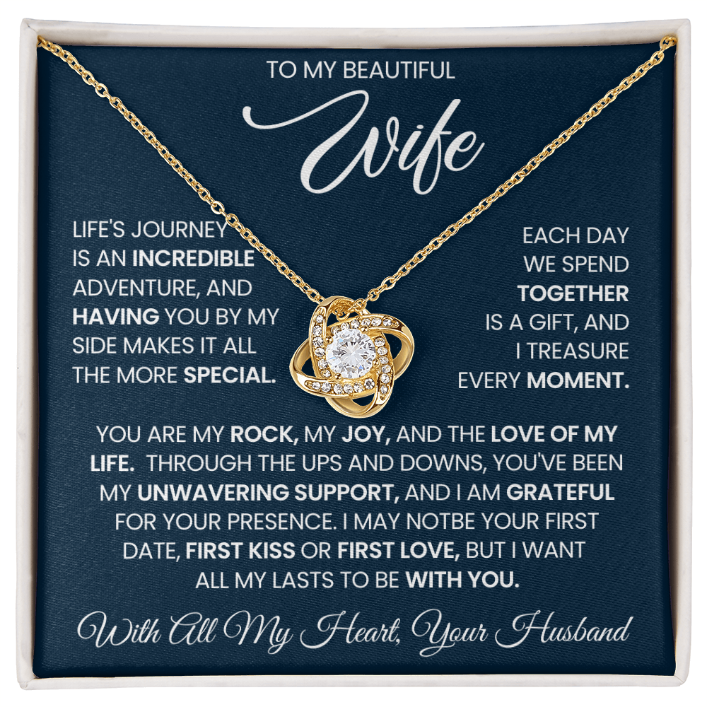 Yellow-gold-Love-Knot-jewelry-for-wife