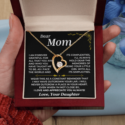 To My Mom – Forever Love Necklace from Daughter