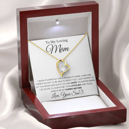 Gift for Mom from Son Forever Love Necklace – To My Loving Mom Gift