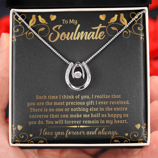 To My Soulmate My Most Precious Gift Necklace