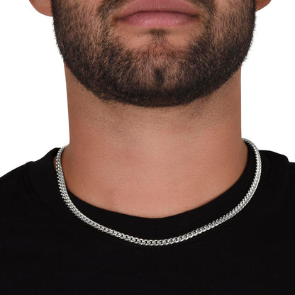 Gift for Son from Dad Cuban Link Necklace – Forever Love & Strength Gift