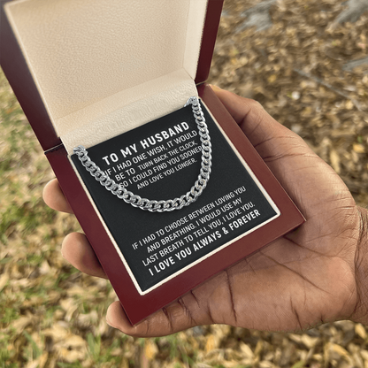 To My Husband Necklace – Love You Always & Forever