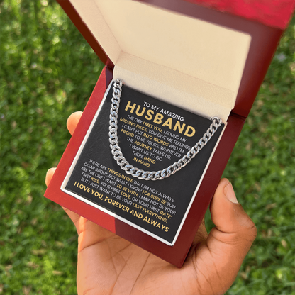 To My Husband Necklace – My Missing Piece Forever