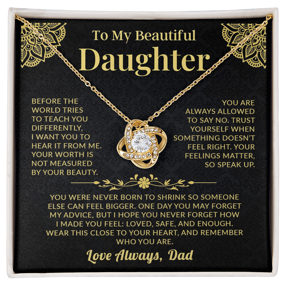 Unbreakable-bond-love-knot-pendant-for-daughter