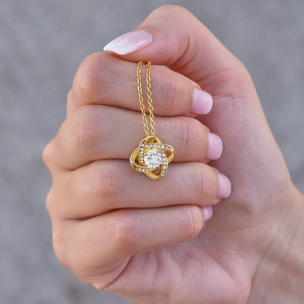 Love Knot Necklace for Wife – Fate Brought Us Together ❤️