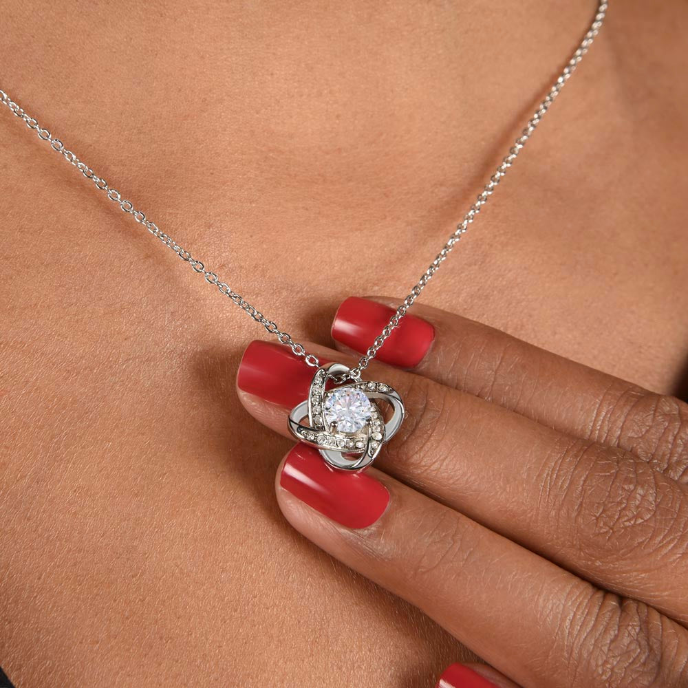 Love Knot Necklace for Wife – Fate, Love & Forever 💖
