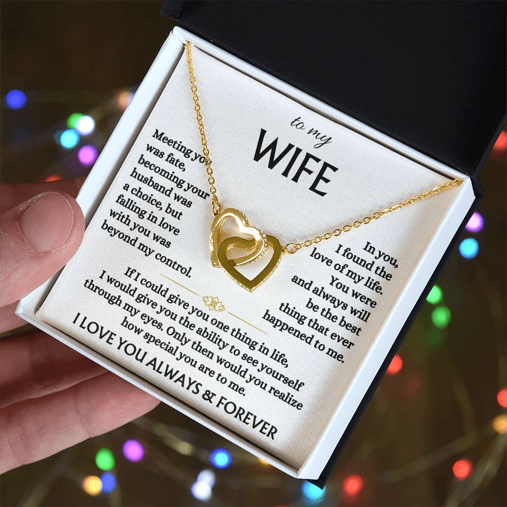 Interlocking-hearts-necklace-wife-gift-box-lid-open
