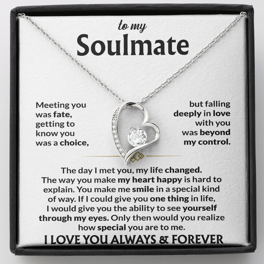 To My Soulmate – Fate Brought Us Together Necklace