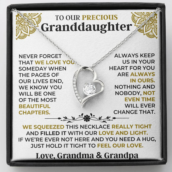 To Our Precious Granddaughter – We Love You Forever – Gift Set