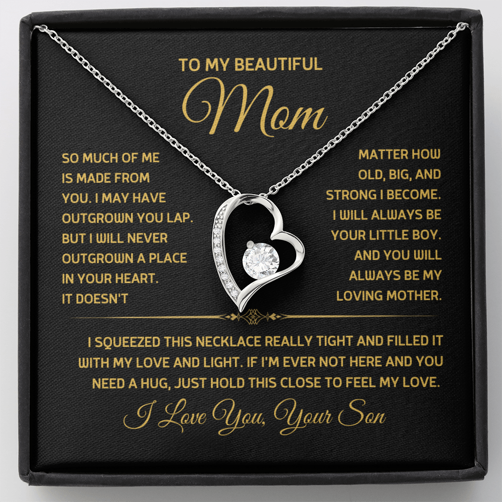 To My Mom – Forever Love Necklace from Son