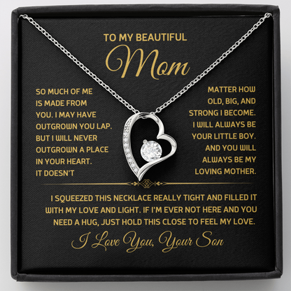 To My Mom – Forever Love Necklace from Son