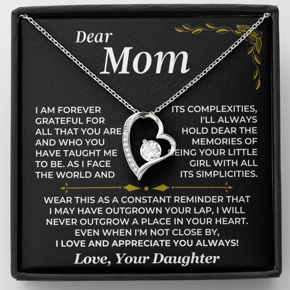 To My Mom – Forever Love Necklace from Daughter