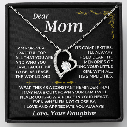 To My Mom – Forever Love Necklace from Daughter