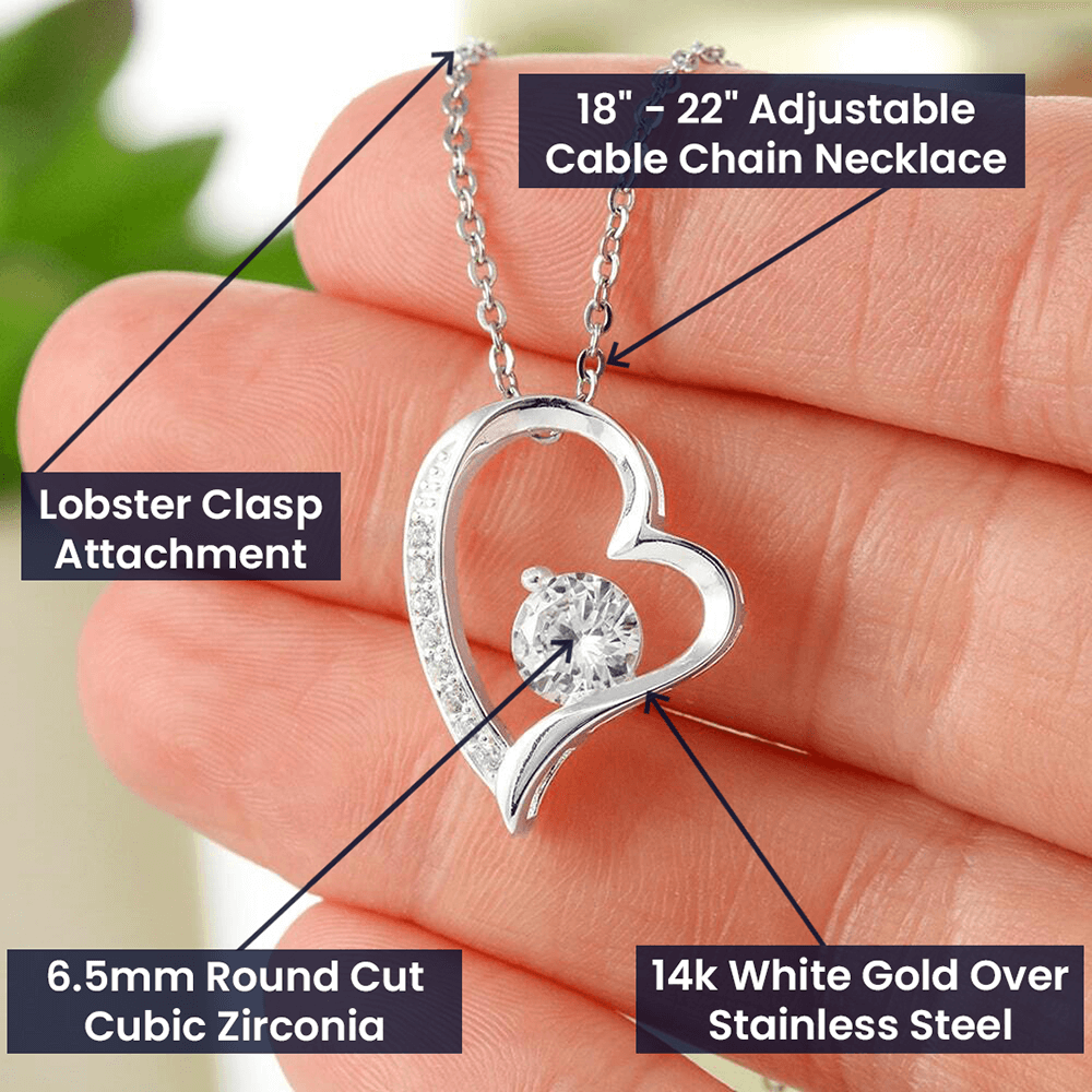 To My Daughter – Forever Love Necklace From Dad