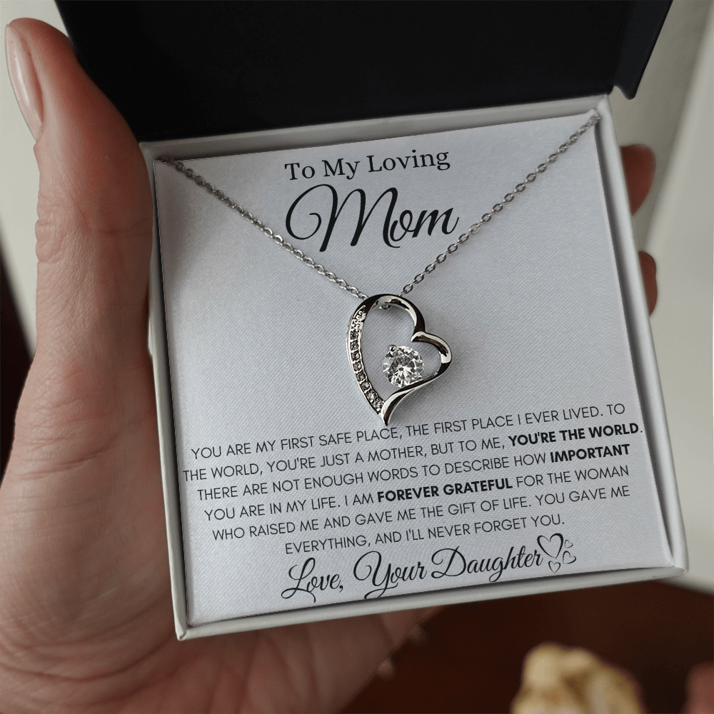 To My Loving Mom – Meaningful Necklace from Daughter