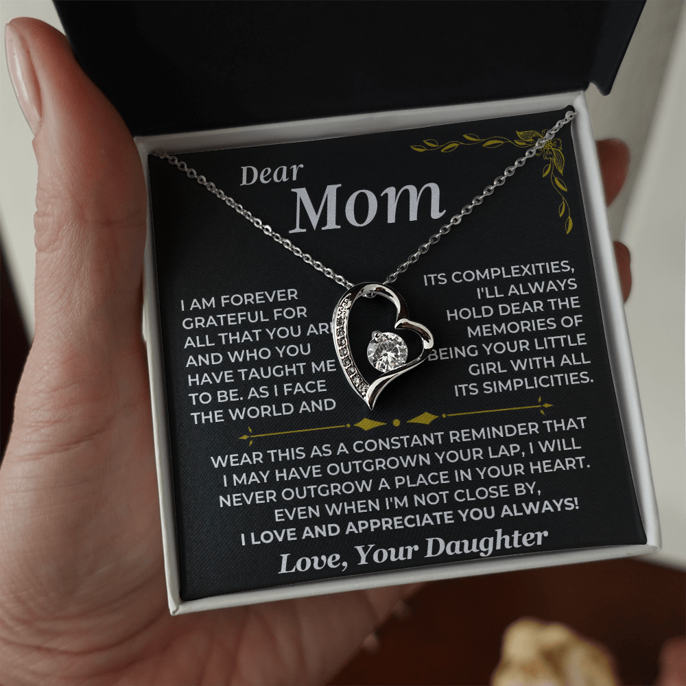 To My Mom – Forever Love Necklace from Daughter