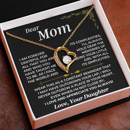To My Mom – Forever Love Necklace from Daughter