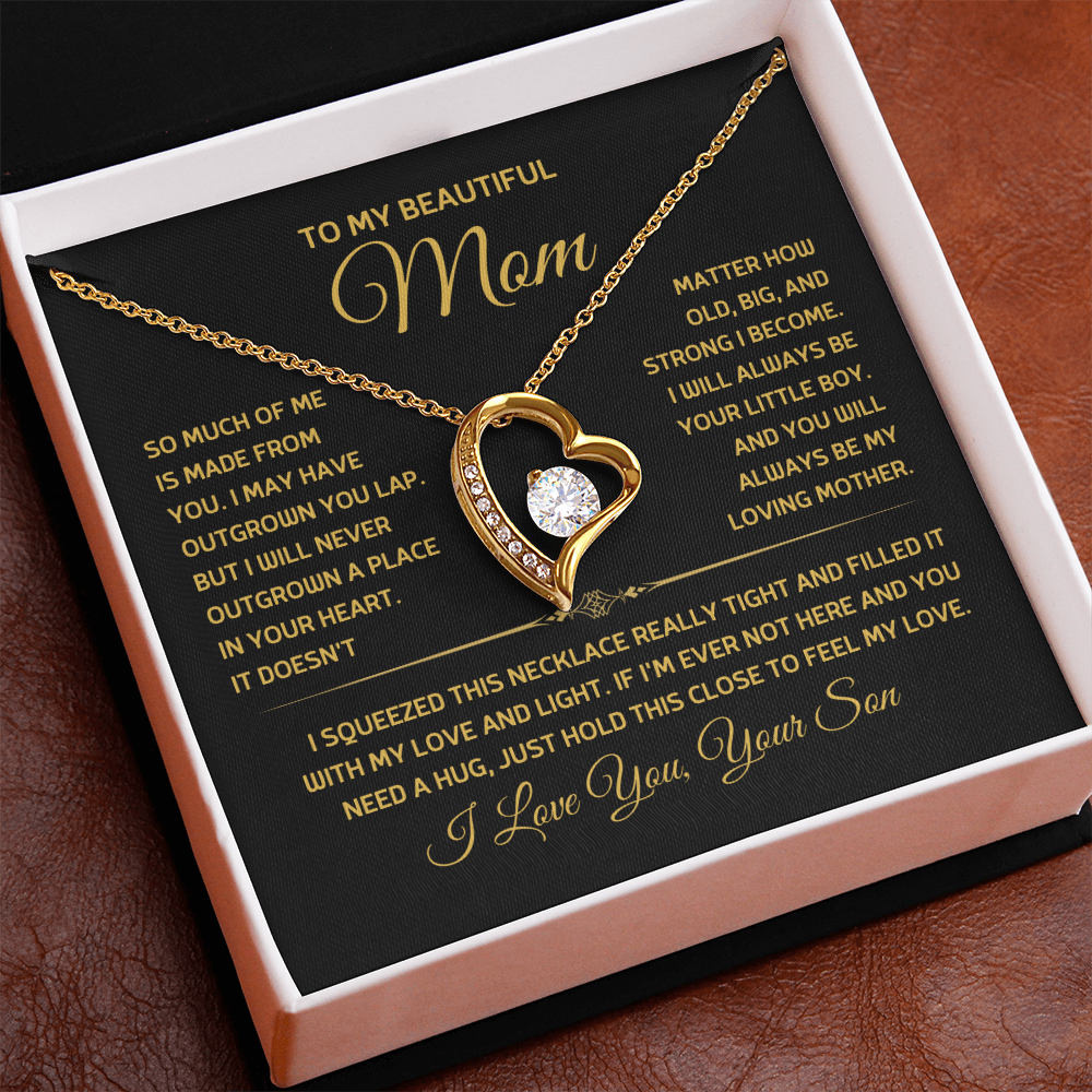 To My Mom – Forever Love Necklace from Son