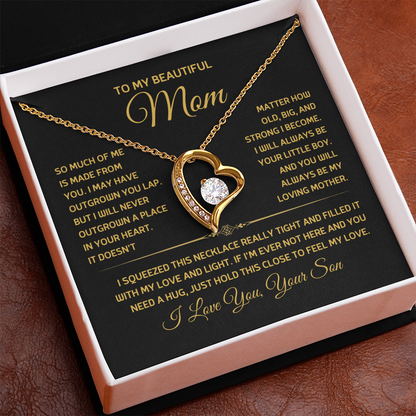 To My Mom – Forever Love Necklace from Son