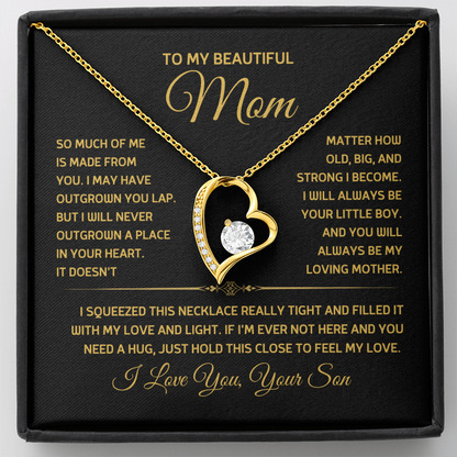 To My Mom – Forever Love Necklace from Son