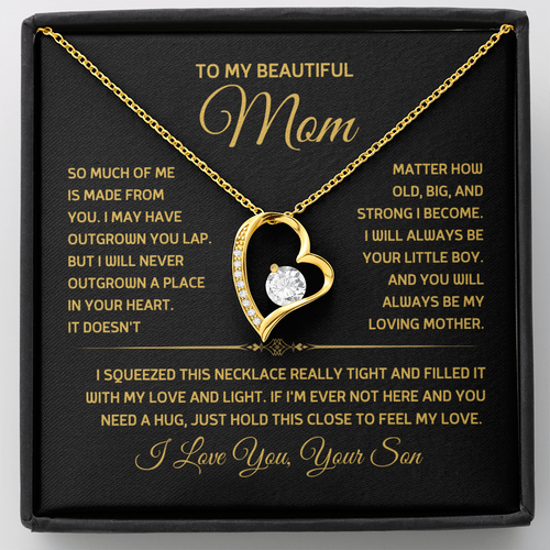 To My Mom – Forever Love Necklace from Son