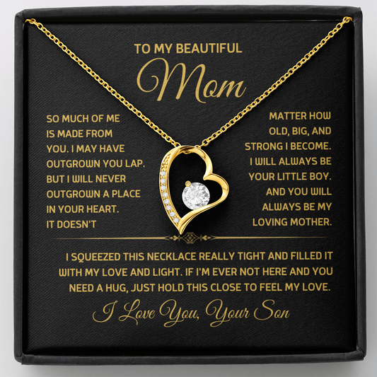 To My Mom – Forever Love Necklace from Son