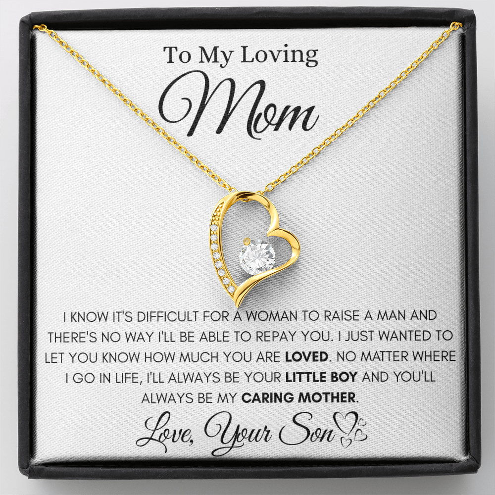 To My Loving Mom – Forever Love Necklace from Son