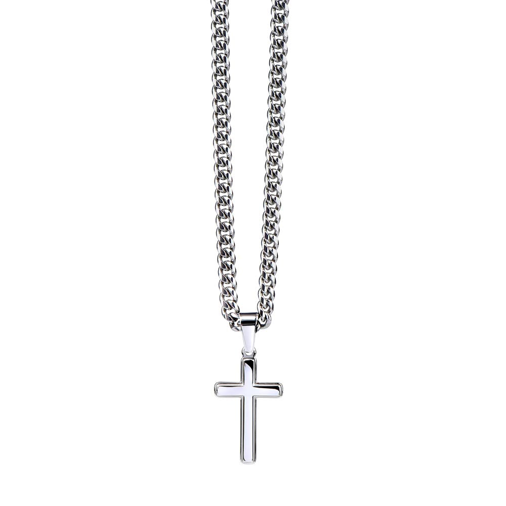 Gift for Son Cross Necklace – Love You Always & Forever from Parent