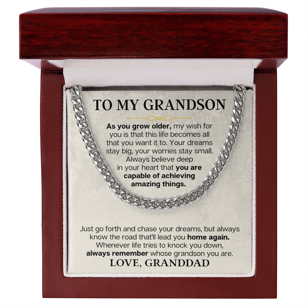 birthday-gift-for-grandson-from-granddad-cuban-chain