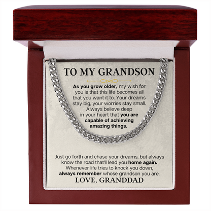 birthday-gift-for-grandson-from-granddad-cuban-chain