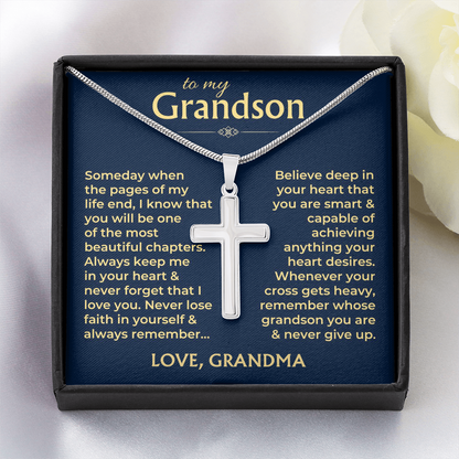 birthday-gift-for-grandson-from-grandma-cross-necklace