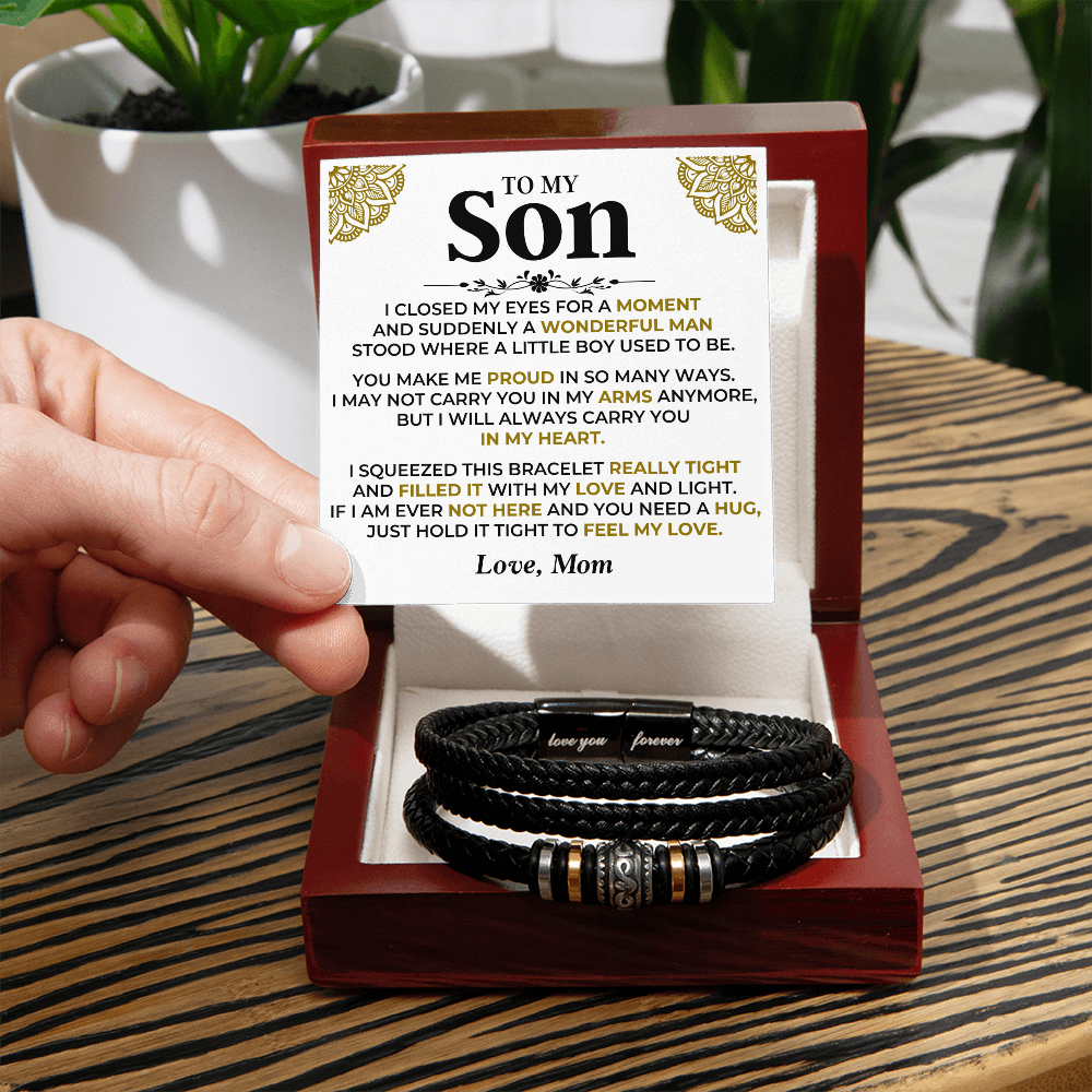 birthday-gift-for-son-love-you-forever-bracelet 
