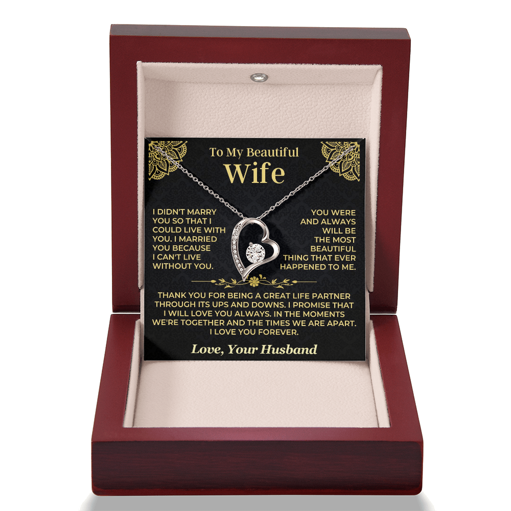 birthday-gift-for-wife-forever-love-necklace 