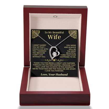 birthday-gift-for-wife-forever-love-necklace 