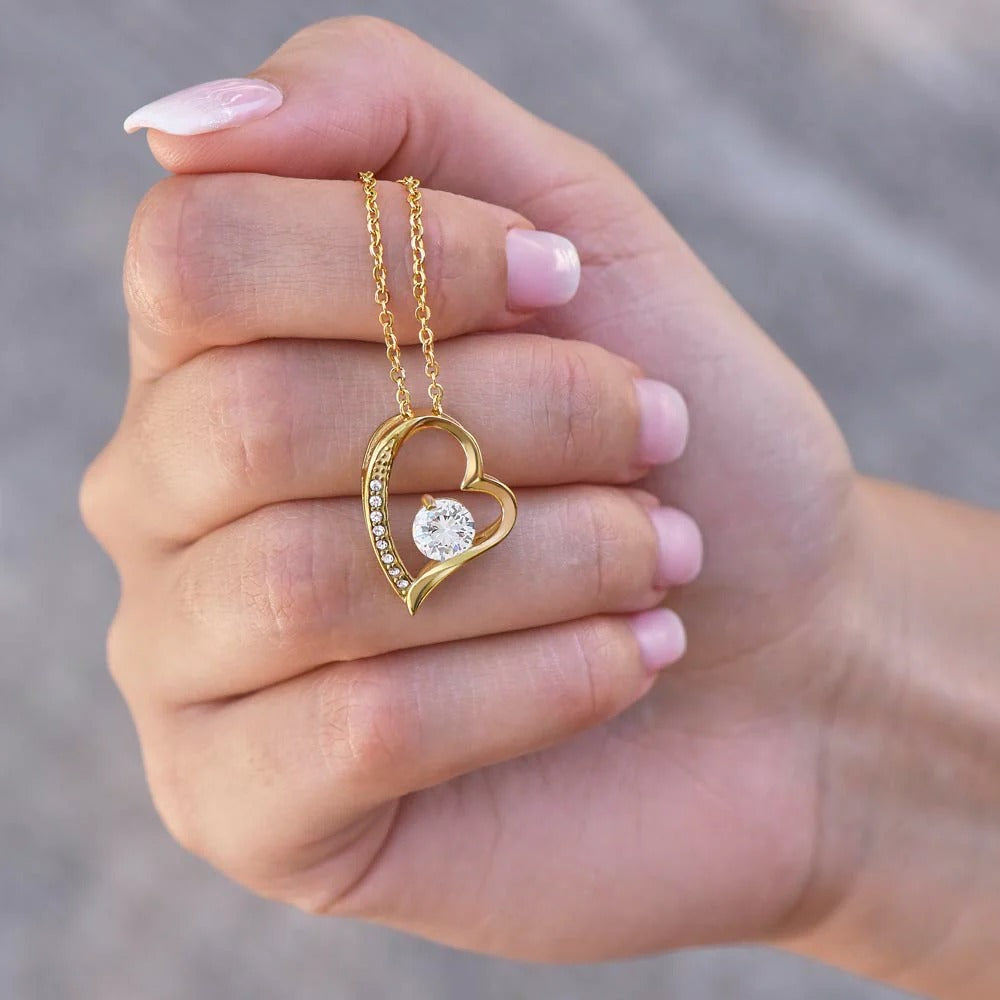 To My Bonus Daughter Necklace – A Chapter of Love from Mom