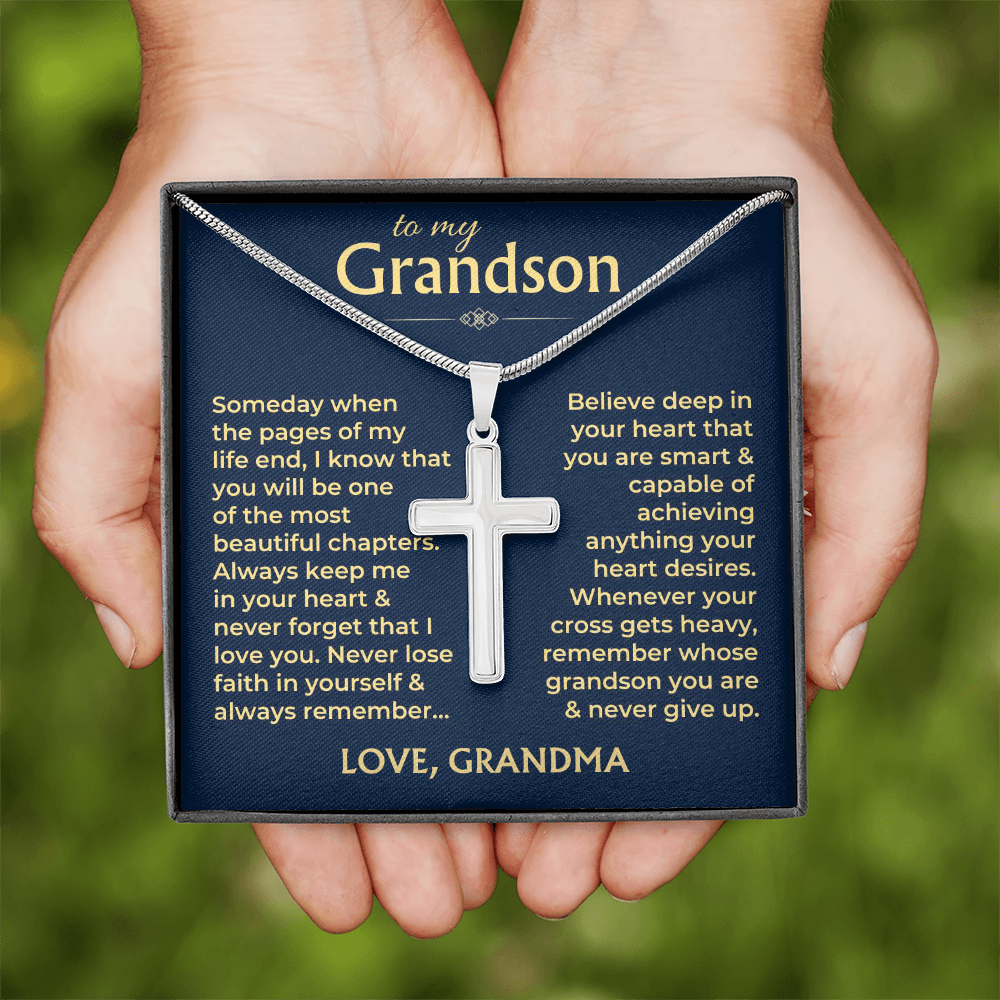 christmas-gift-for-grandson-from-grandma-cross-necklace