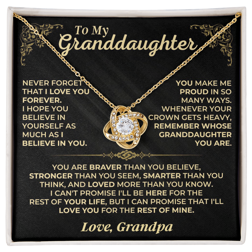 christmas-jewelry-for-granddaughter-love-knot-design 