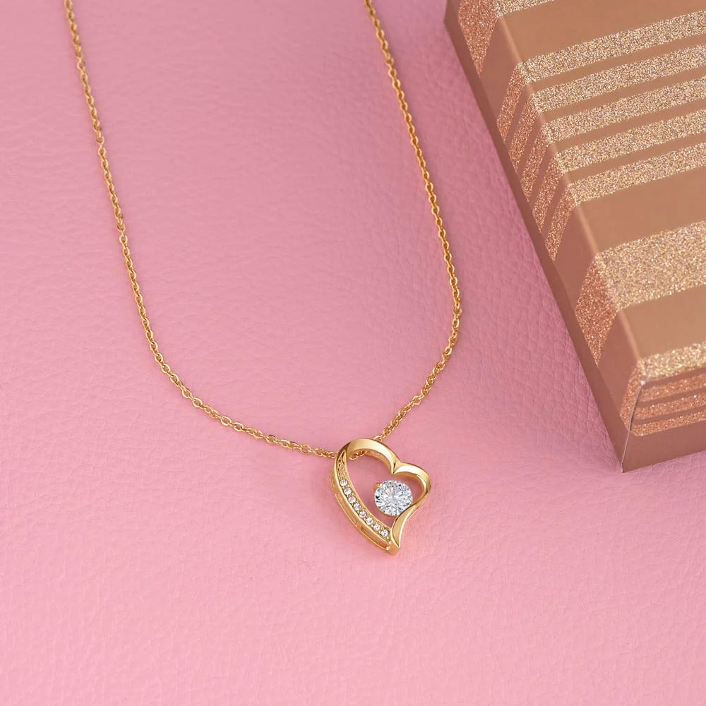 Dear Mom Necklace – From Your Forever Little Boy