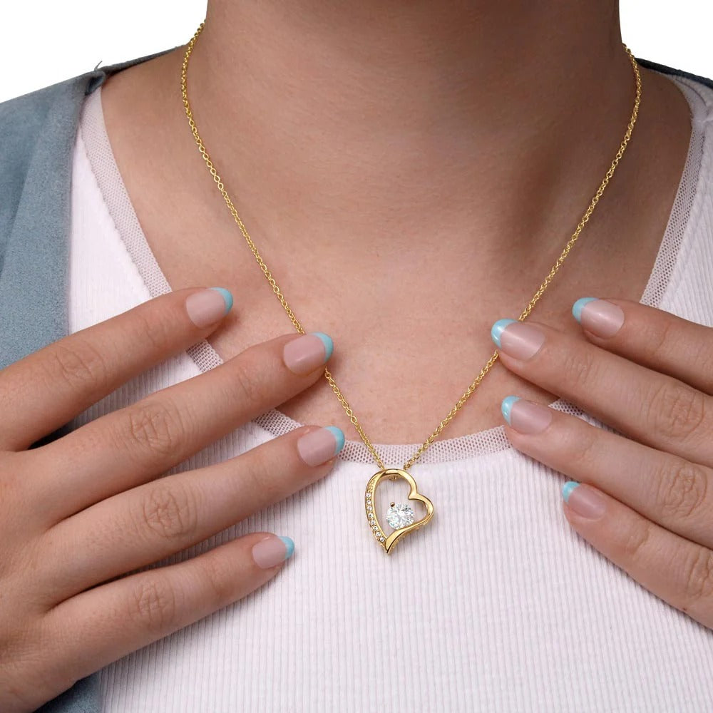 Dear Mom Necklace – Love & Gratitude from Daughter